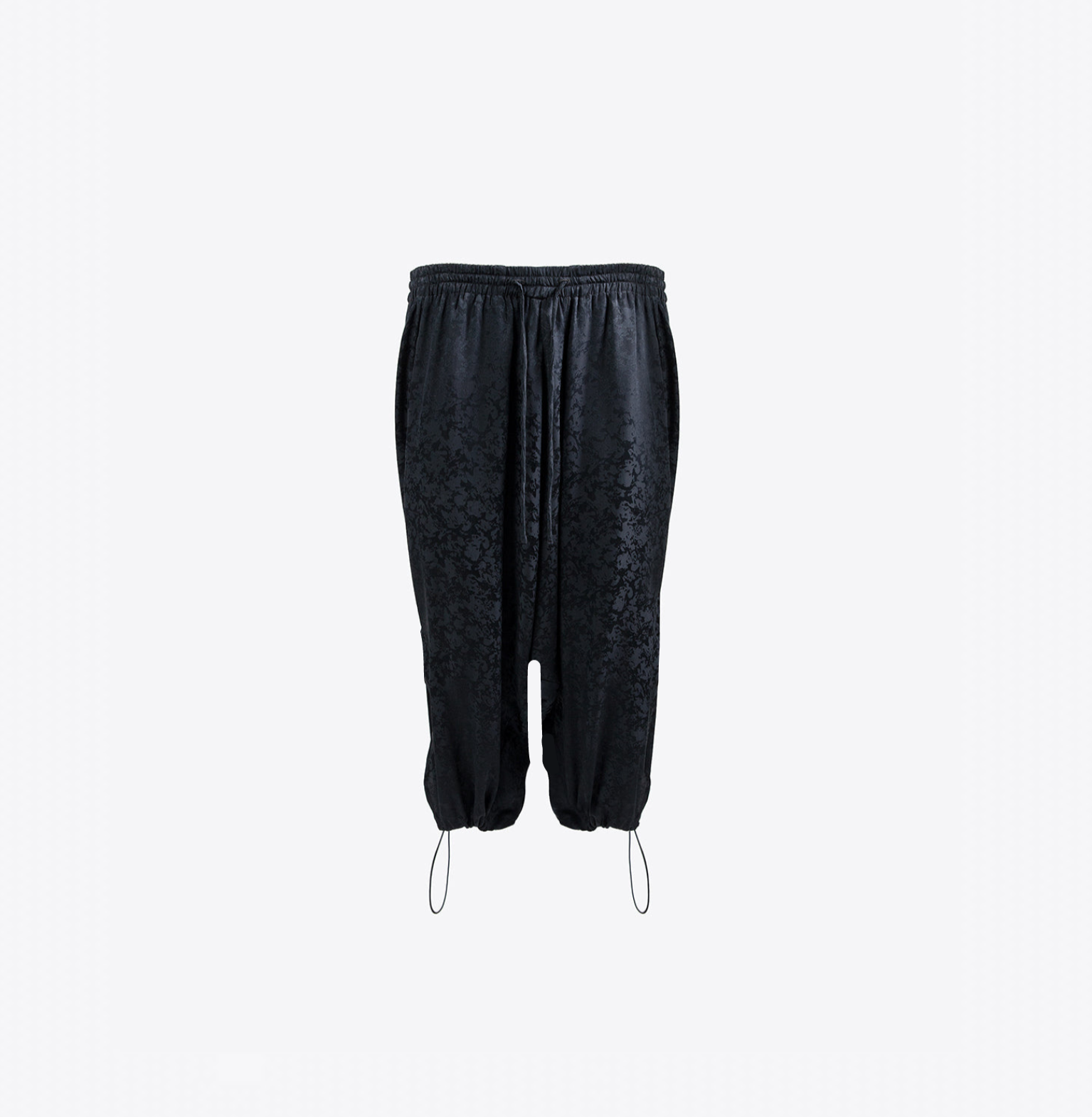 JACQUARD DROP CROTCH PANTS