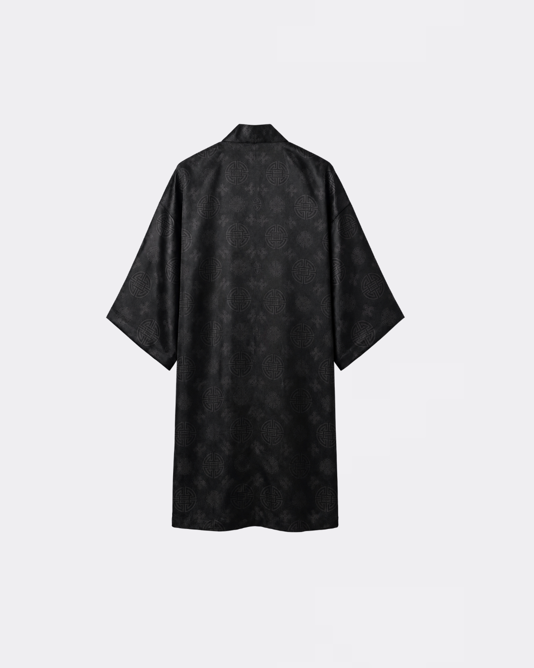 JACQUARD SILK KIMONO